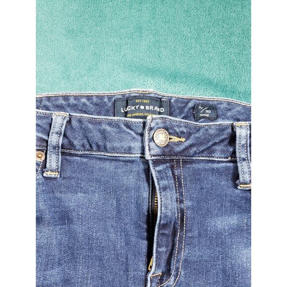 Lucky Brand Jeans Size 10 Womens Blue Stretch Pant Mid Rise Lolita Skinny Ankle - Picture 7 of 15